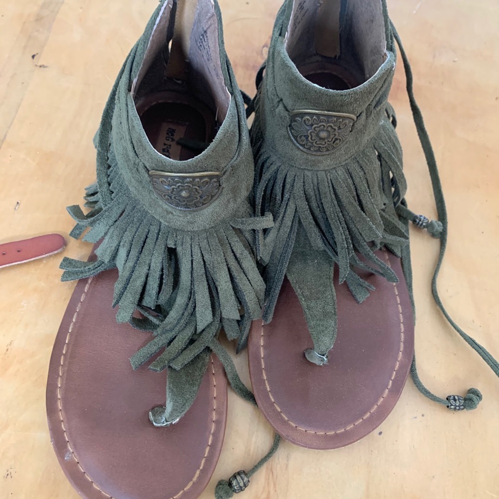 Lace up sandals